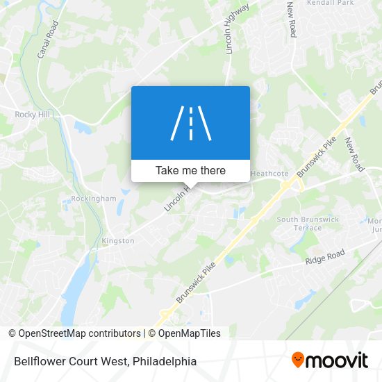 Bellflower Court West map