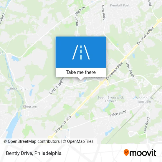 Bently Drive map