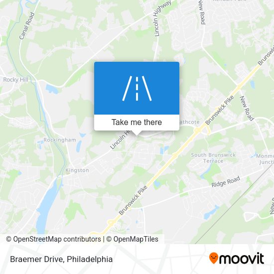 Mapa de Braemer Drive