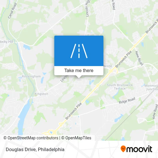 Douglas Drive map