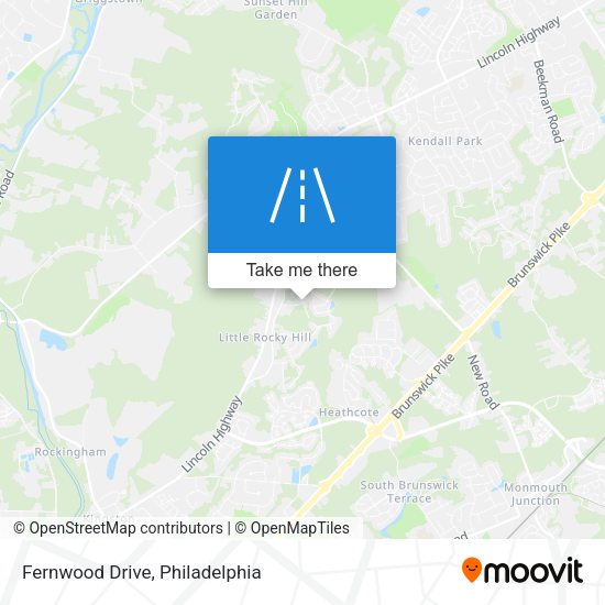 Mapa de Fernwood Drive