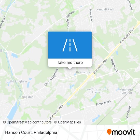 Mapa de Hanson Court