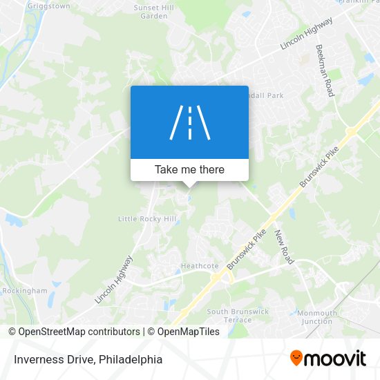 Inverness Drive map