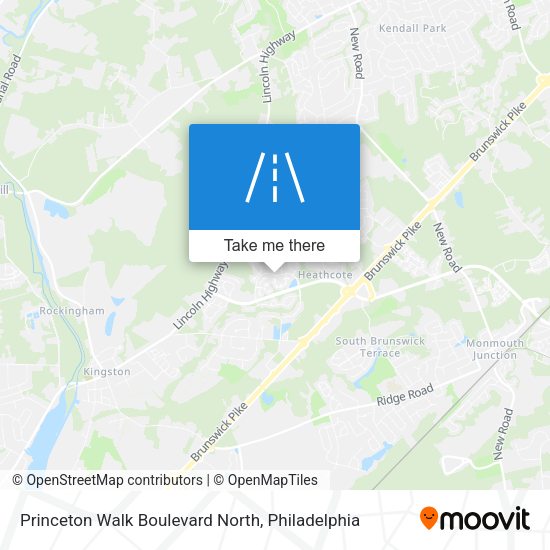 Princeton Walk Boulevard North map