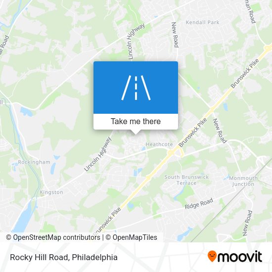 Rocky Hill Road map