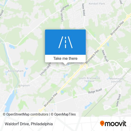 Mapa de Waldorf Drive