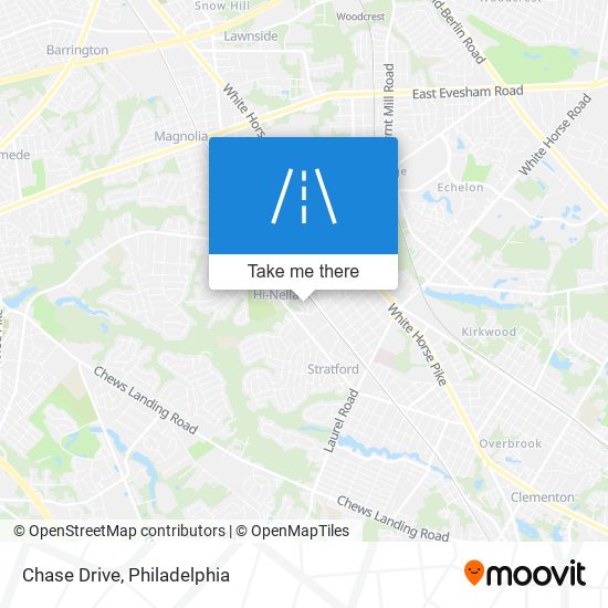 Chase Drive map