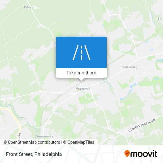 Mapa de Front Street