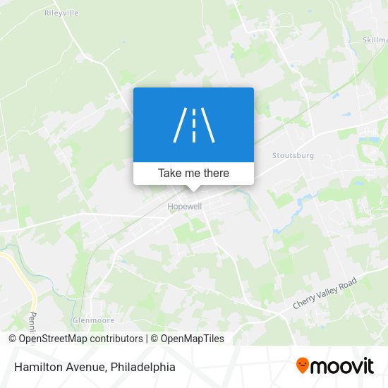 Hamilton Avenue map