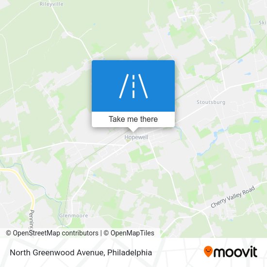 North Greenwood Avenue map