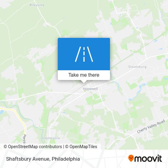 Mapa de Shaftsbury Avenue