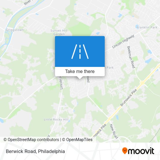 Mapa de Berwick Road