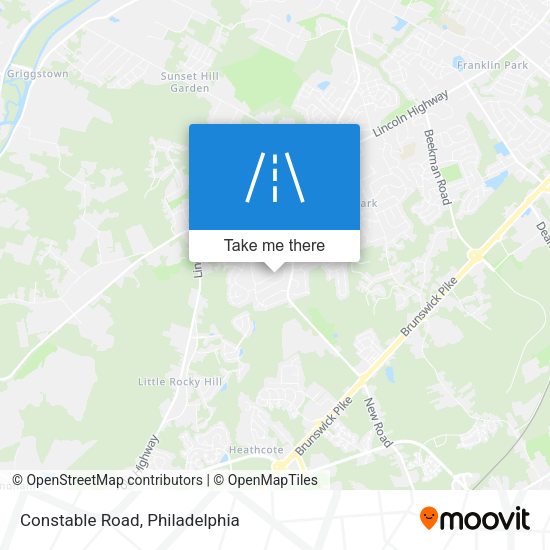 Mapa de Constable Road