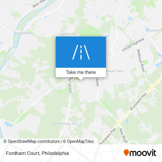 Mapa de Fordham Court