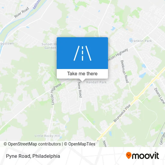 Pyne Road map