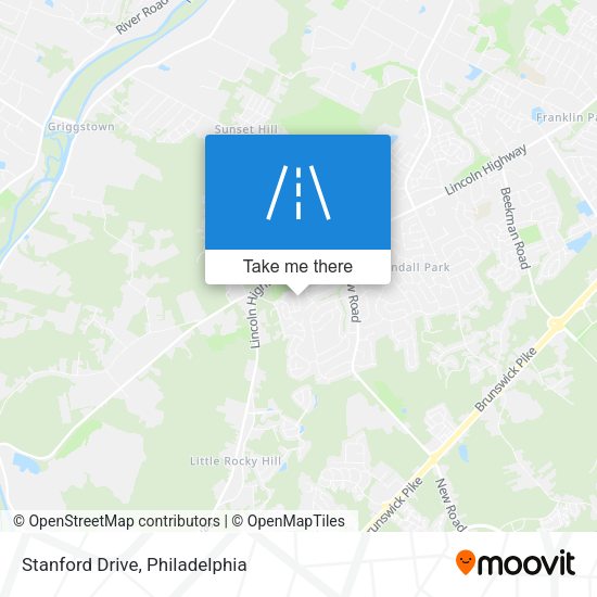 Stanford Drive map