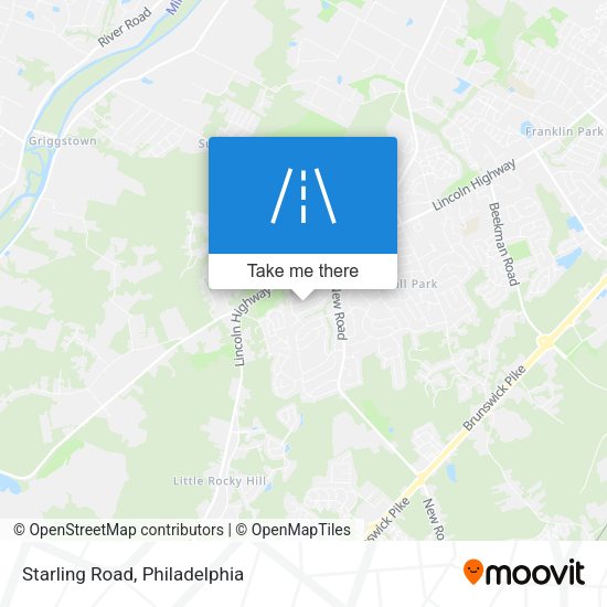 Mapa de Starling Road