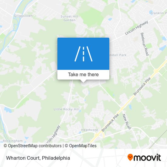 Mapa de Wharton Court