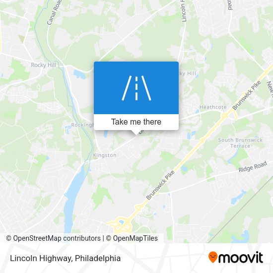 Lincoln Highway map