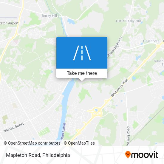 Mapa de Mapleton Road