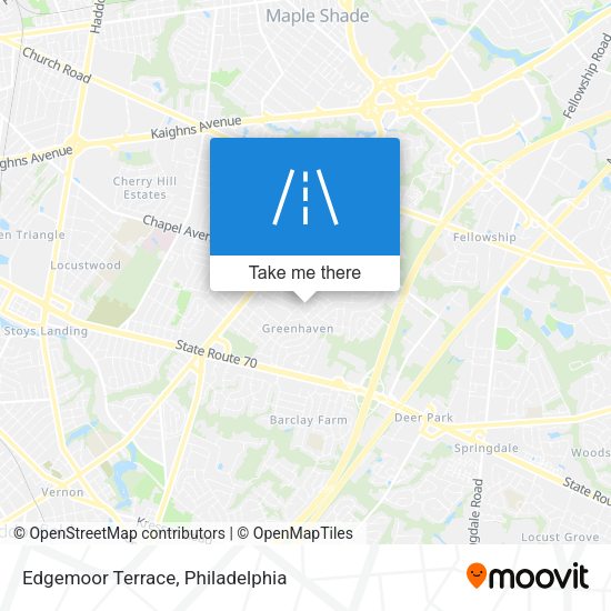 Mapa de Edgemoor Terrace