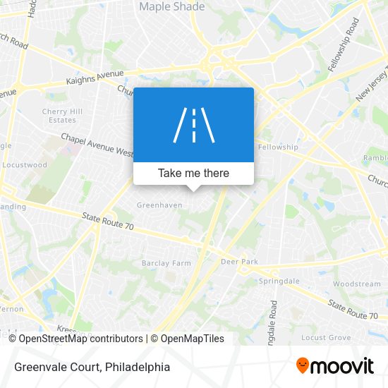 Mapa de Greenvale Court