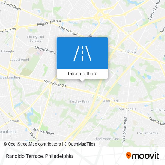 Mapa de Ranoldo Terrace