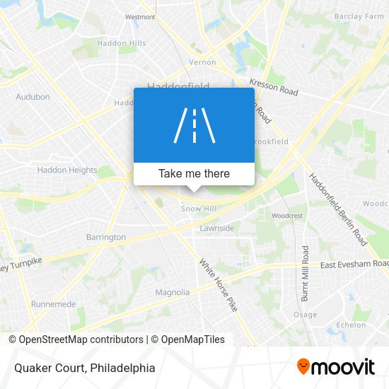 Mapa de Quaker Court