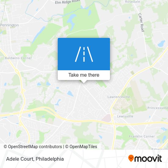 Mapa de Adele Court