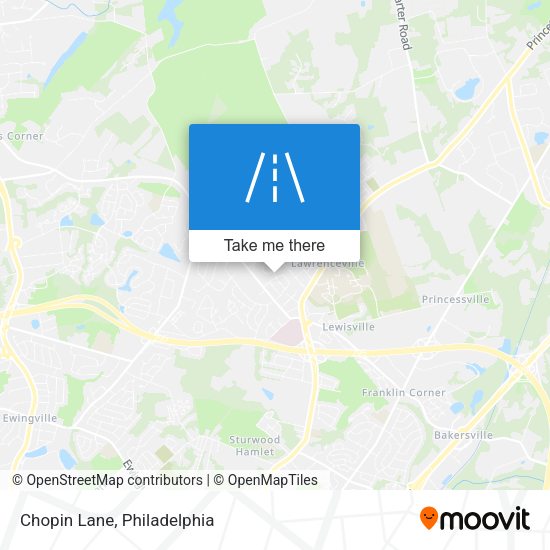 Mapa de Chopin Lane