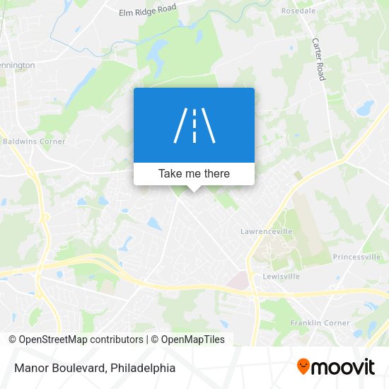 Mapa de Manor Boulevard
