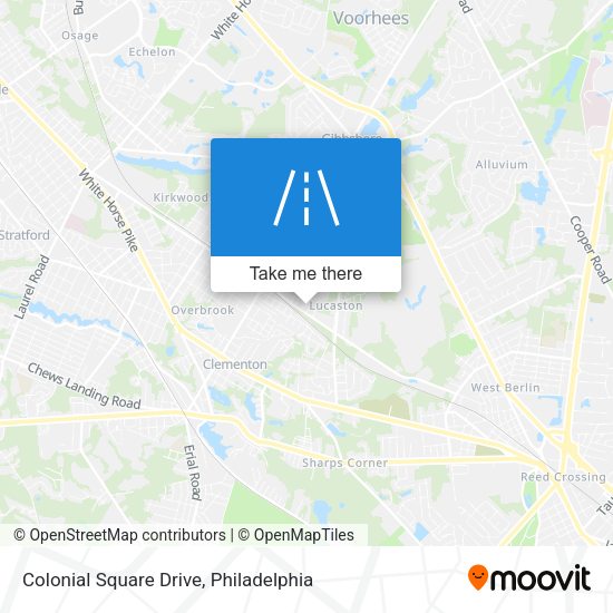 Colonial Square Drive map