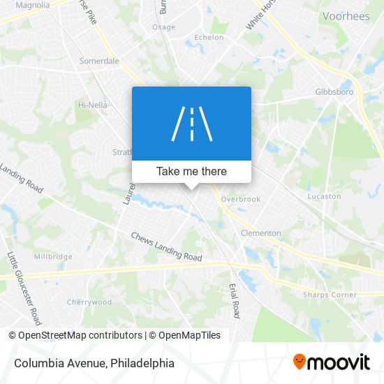 Mapa de Columbia Avenue