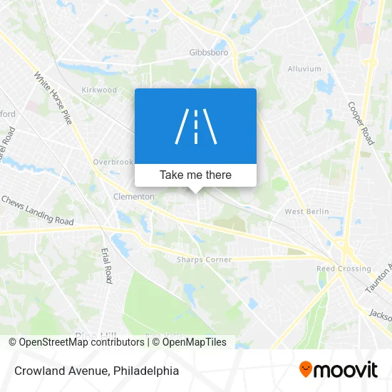 Crowland Avenue map