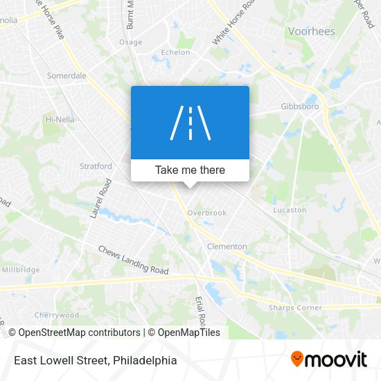 East Lowell Street map