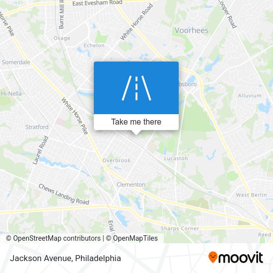 Mapa de Jackson Avenue