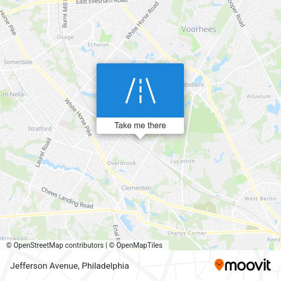 Mapa de Jefferson Avenue