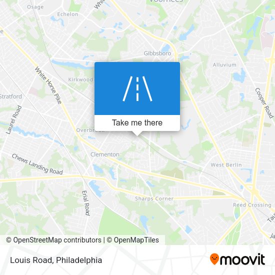 Mapa de Louis Road