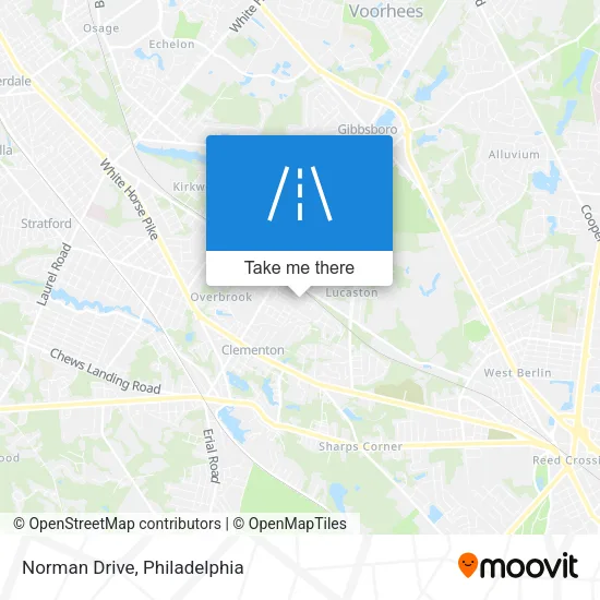 Norman Drive map