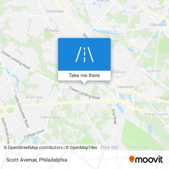 Mapa de Scott Avenue
