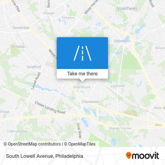 South Lowell Avenue map