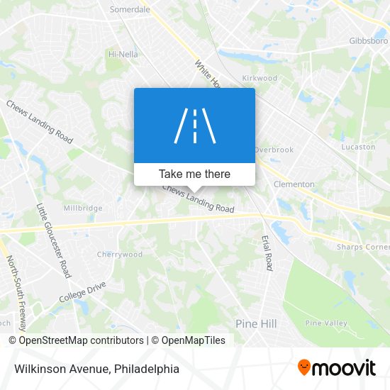Mapa de Wilkinson Avenue