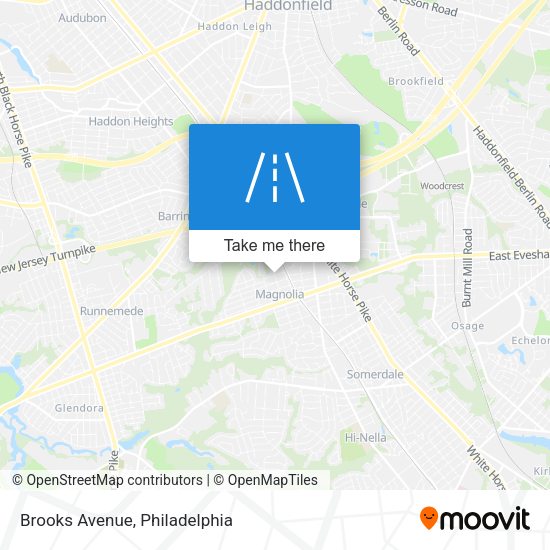 Mapa de Brooks Avenue
