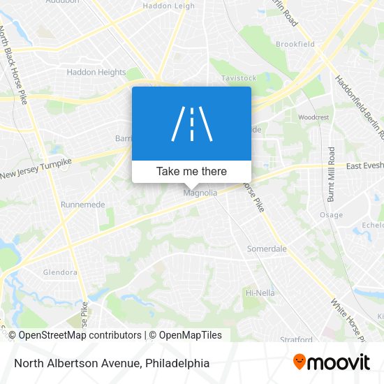 North Albertson Avenue map