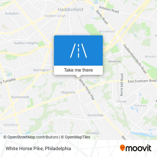 White Horse Pike map