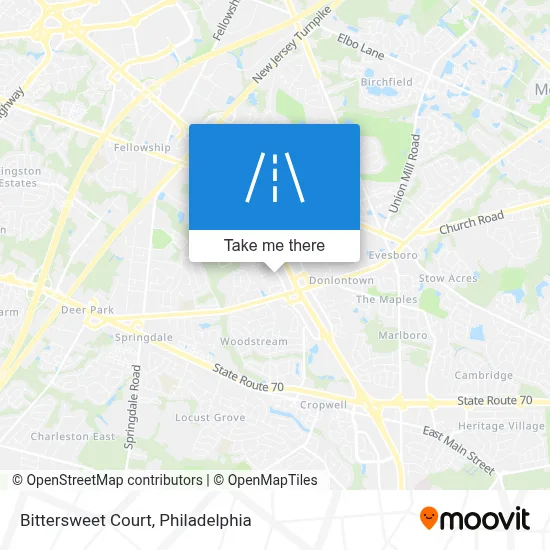 Bittersweet Court map