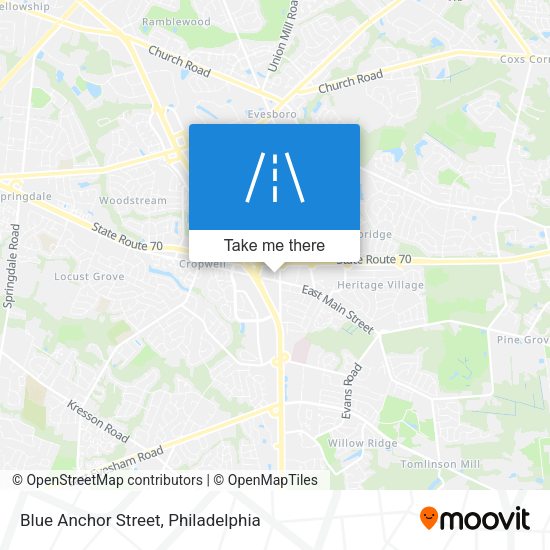 Blue Anchor Street map