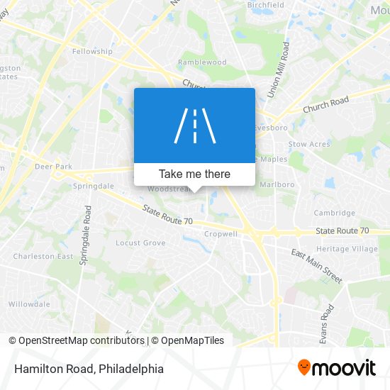 Hamilton Road map