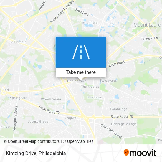 Kintzing Drive map