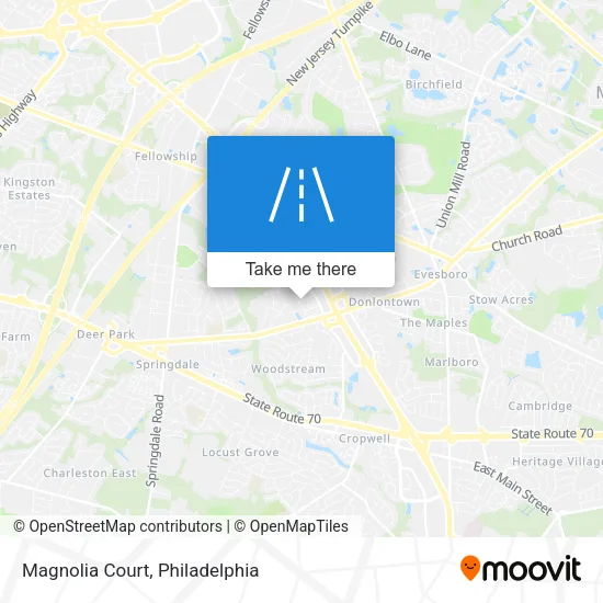 Magnolia Court map